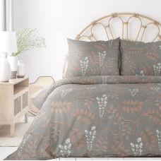 Kokvilnas gultas veļa 220x200 Sevilja 3 olīvu aprikožu lapas kastē Terra Collection