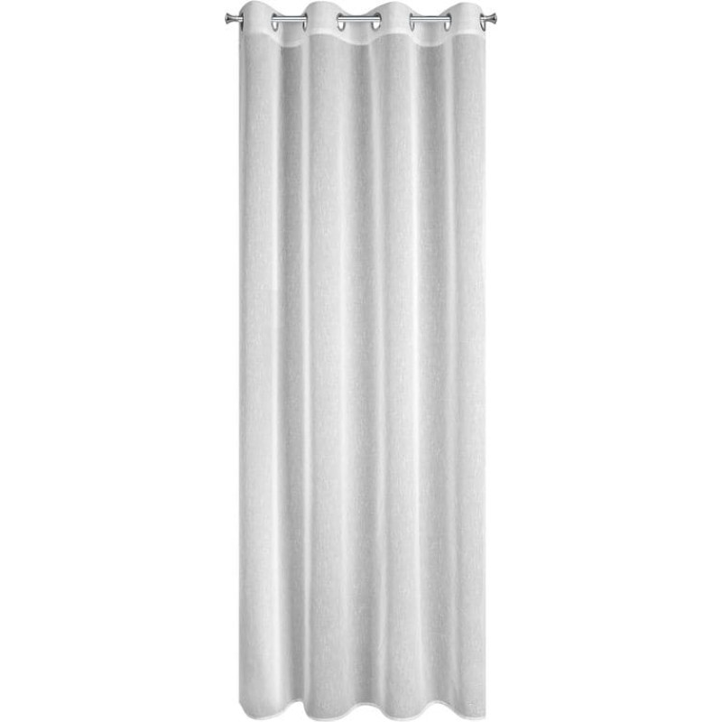 Gatavs aizkars sonia 140x250 cm balts