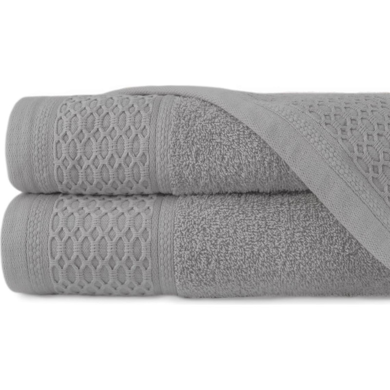 Solano dvielis 70x140 gaiši pelēks frotē audums 100% kokvilna