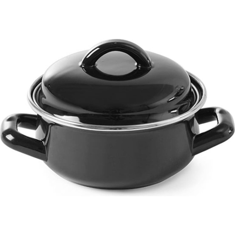 Hendi Katls zupām un mērcēm ar vāku melns 0,6 l - 625705