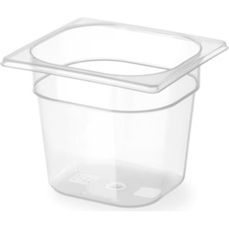 Hendi Ēdinā&scaron;anas konteiners no polipropilēna GN 1/6 H 100 mm - 880425