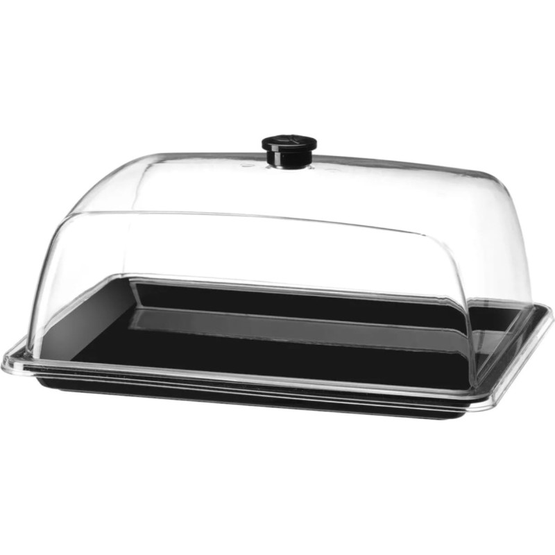Hendi Taisnstūra bufetes displeja paplāte ar vāku GN 1/2 - 203583