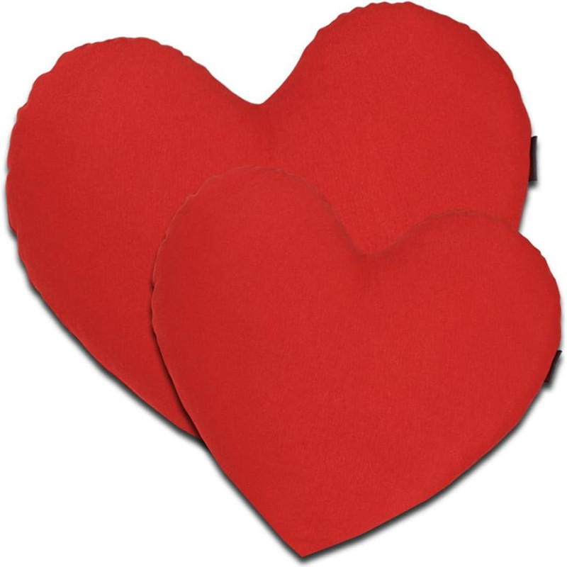 Dekoratīvais spilvens 35x35 Cleo Heart Love Me sarkans
