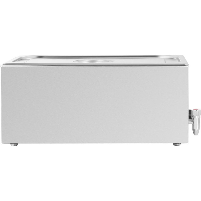 Royal Catering Bain marie elektriskais sildītājs ar krānu GN 1/1 640 W