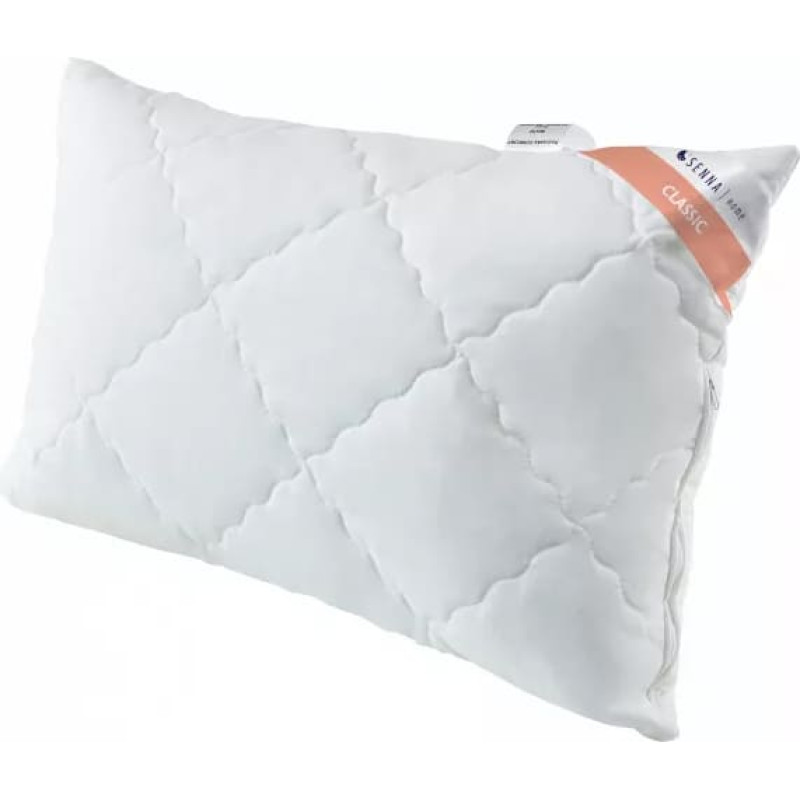 Inter Widex Antialerģisks spilvens 50x70 Comfort Classic balts ar rāvējslēdzēju, stepēts