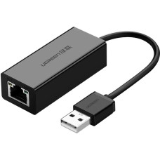 Ugreen Ārējā RJ45 LAN karte - USB 2.0 100 Mbps - melna