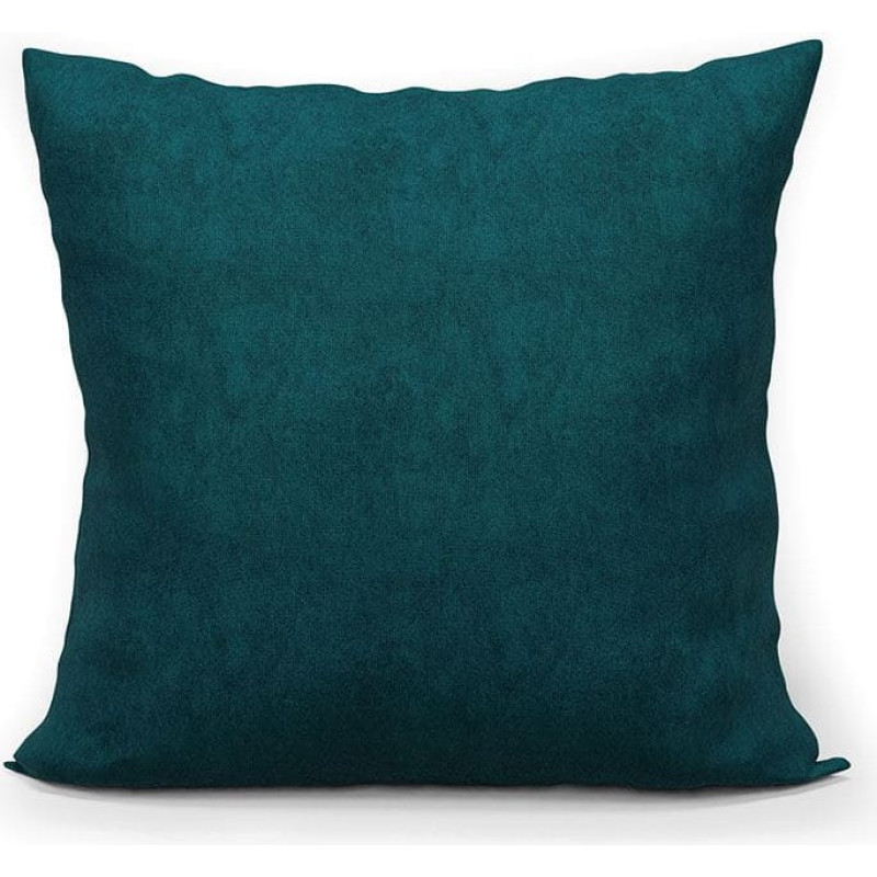 MILAS Dekoratīvā spilvendrāna, 40x40cm, krāsa 768 tumši tirkīza; benzīns - šūts Polijā MILAS0/POP/768/040040/1