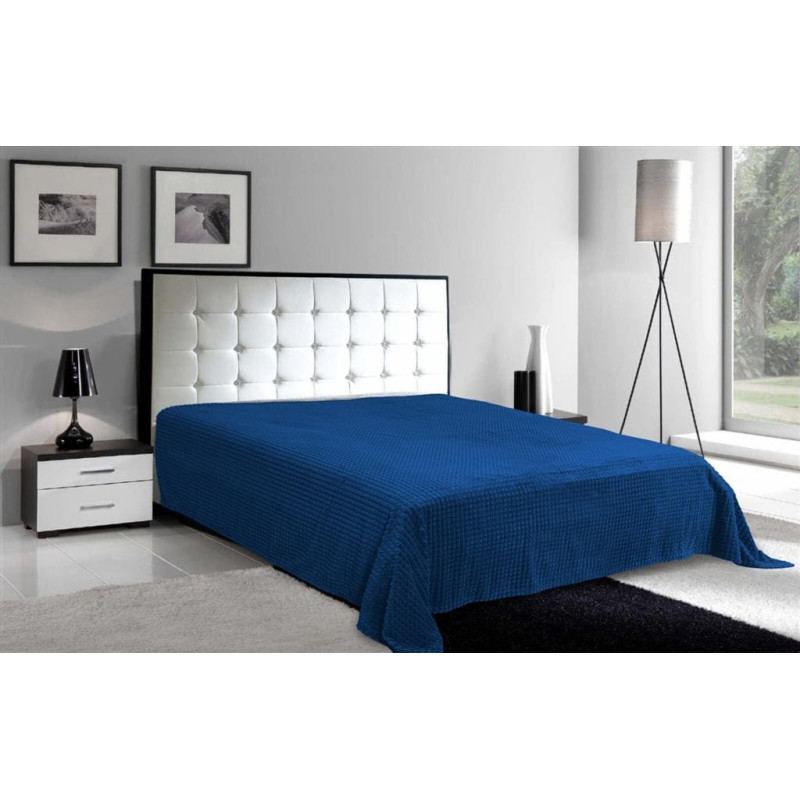 Mikrošķiedras sega 170x210 Diamond 47 tumši zila