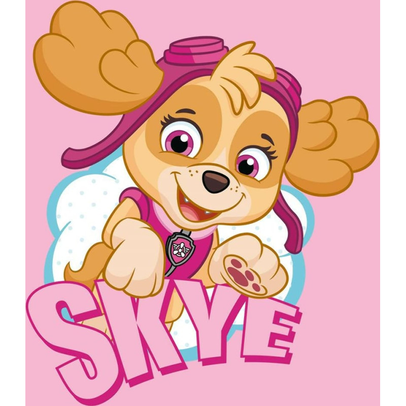 Burvju dvielis 30x30 cm Paw Patrol Skye rozā Magic