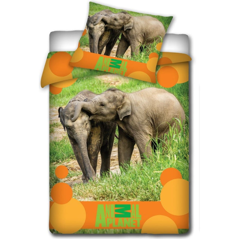 Pakaiši 160x200 C Animal Elephants 7990