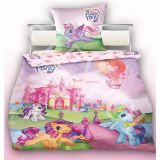 Bērnu gultas veļa 140x200 Pony My Little Castle 0039