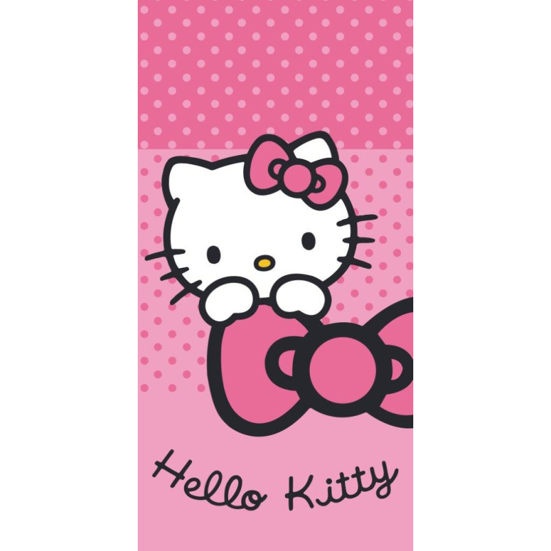 Hello Kitty pludmales dvielis 70x140 D 02 1658