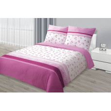Satīna gultasveļa E 140x200 Rosa Pink
