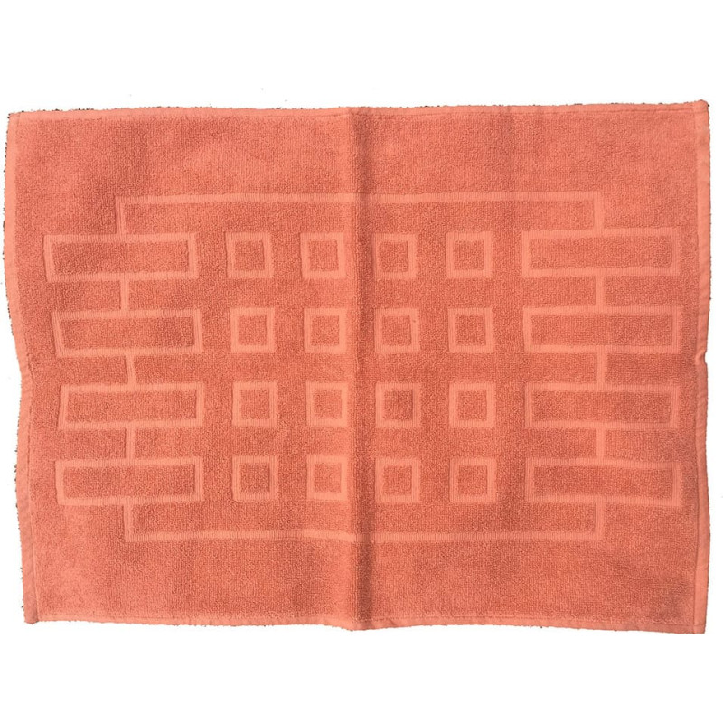 Armeria vannas istabas paklājs 50x70 Squares K04 sarkans