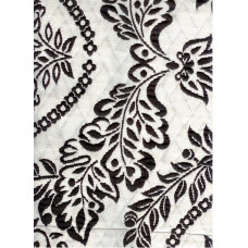 Dekoratīvā spilvendrāna 45x70 01 Balta + melna Zema cena