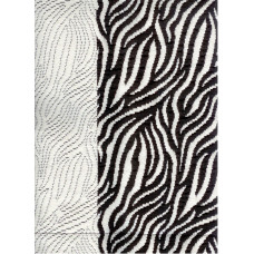 Dekoratīvā spilvendrāna 45x70 08 Zebra Balta + melna Zema cena