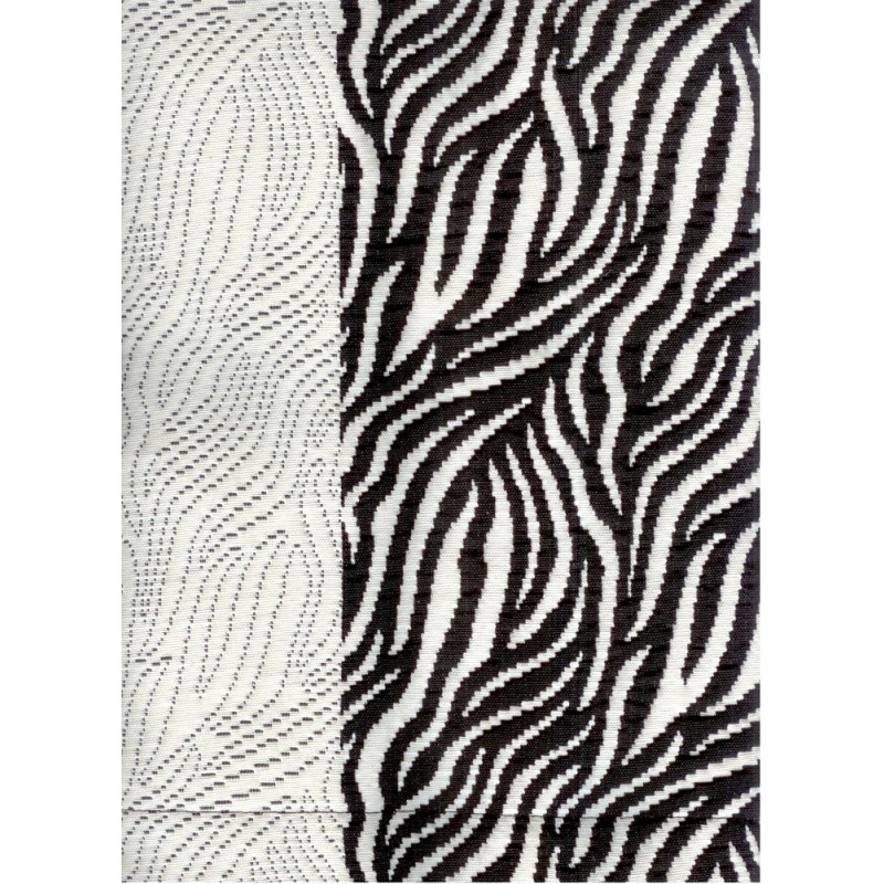 Dekoratīvā spilvendrāna 45x70 08 Zebra Balta + melna Zema cena