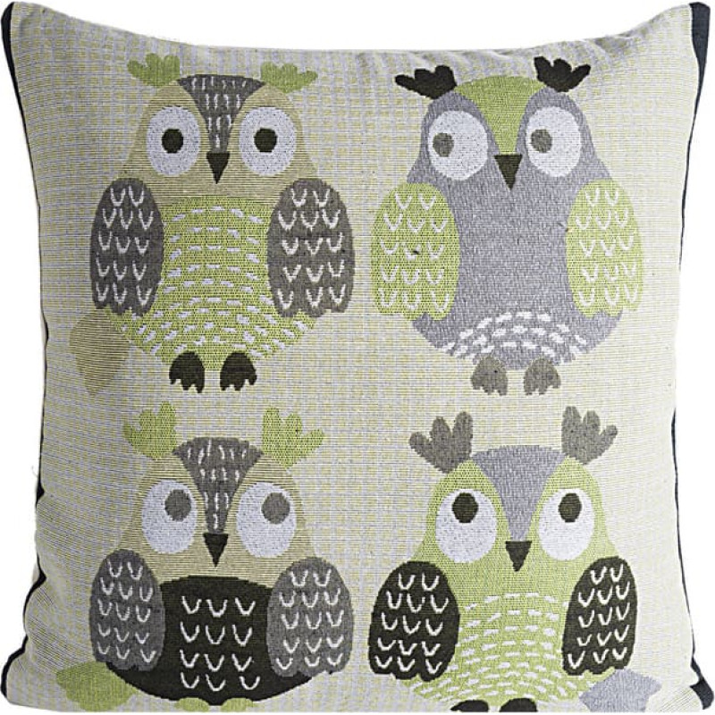 Dekoratīvā spilvendrāna 45x45 Pūce 05