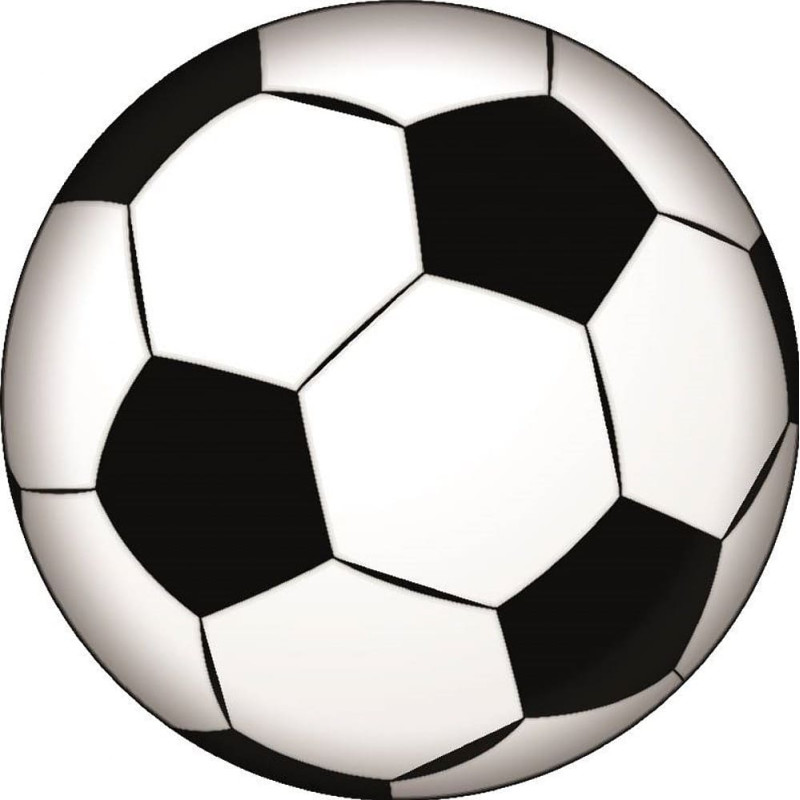 Liels, mīksts dekoratīvs spilvens 40x40 futbols B-139