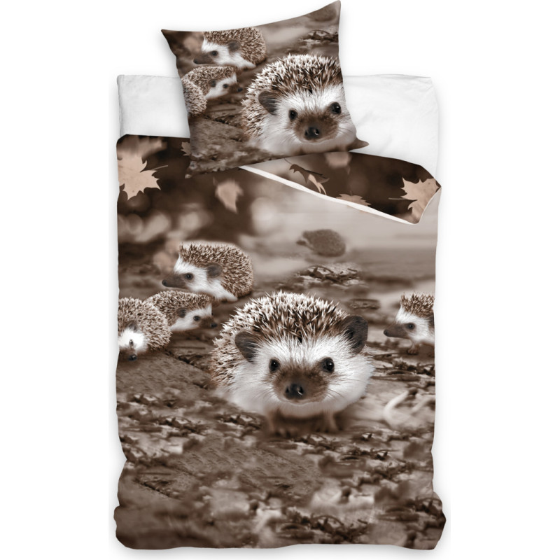 Kokvilnas gultasveļa 140x200 Sweet Hedgehogs