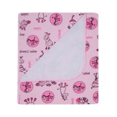 Dubulta vasaras sega 80x90 Zebra 072 Pink Cotton