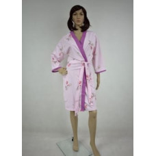 Jagoda sieviešu īss kokvilnas peldmētelis M rozā. Zemu cenu!!!