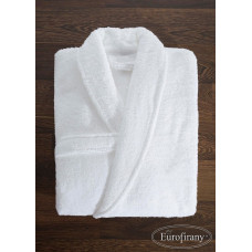 Viesnīcas frotē peldmētelis M balts Zema cena!!!