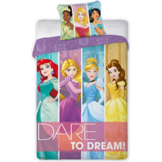 Kokvilnas gultas veļa 160x200 Princeses 6053 Princess All Razem 041