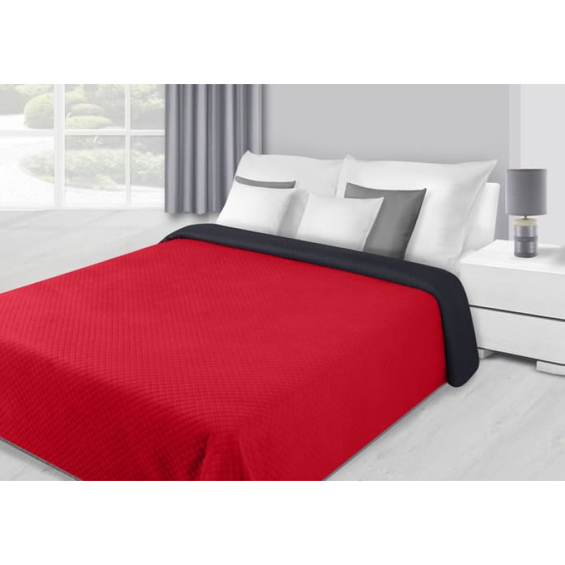 Krēsla pārvalks 70x150 Filip 06 sarkans, melns, divkrāsu