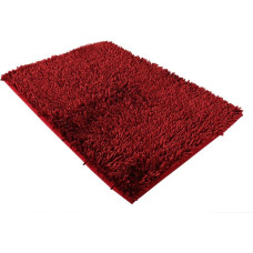 Vannas istabas paklājs 75x150 Pinkains bordo bārkstis