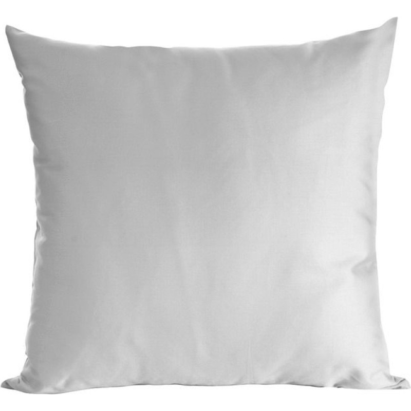 Satīna spilvendrāna 50x50 Nova sudraba