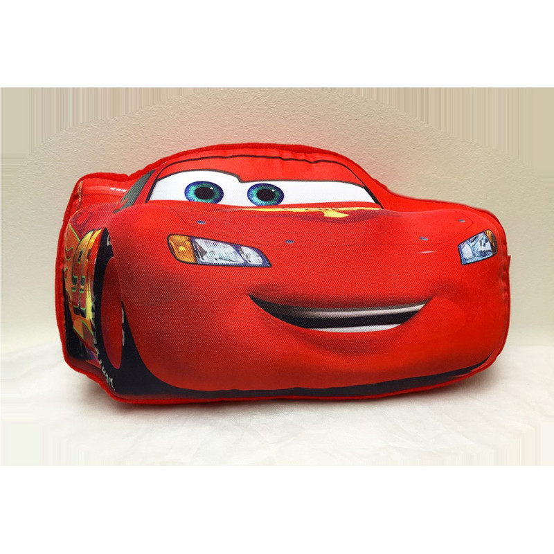 Mašīnas formas spilvens Cars 8805 Lightning McQueen mīkstā rotaļlieta