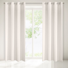 Gatavs aizkars ar cilpām 140x250 Aleksa krēms