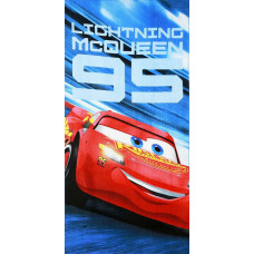 Pludmales dvielis 70x140 Automašīnas Automašīnas Lightning McQueen bērniem 0728