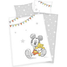 Kokvilnas gultas veļa 100x135 Mickey Mouse 0057 Mickey Mouse gultai