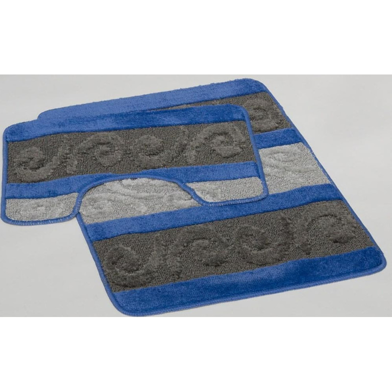 Javo Magnum paklājs, komplektā 2 gab. Auns 50x80 + 40x50 zils ar izgriezumu