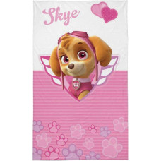 Bērnudārza dvielis 30x50 Paw Patrol Paw Skye Suņa ķepas rozā bērnu kokvilna 0694