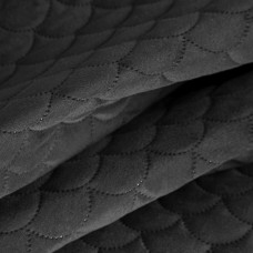 Dekoratīvais krēsla pārvalks 70x160 Ariel, melns samts