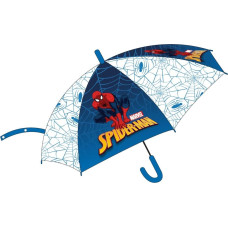 Bērnu lietussargs Spiderman Spider Man balts zils 6700 zēni automāts
