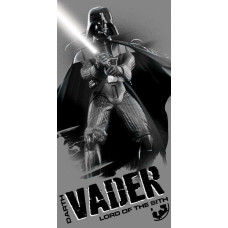 Pludmales dvielis 70x140 Star Wars 1101 Star Wars Darth Vader Lord of the Sith stormtrooper pelēks kokvilnas bērnu 004