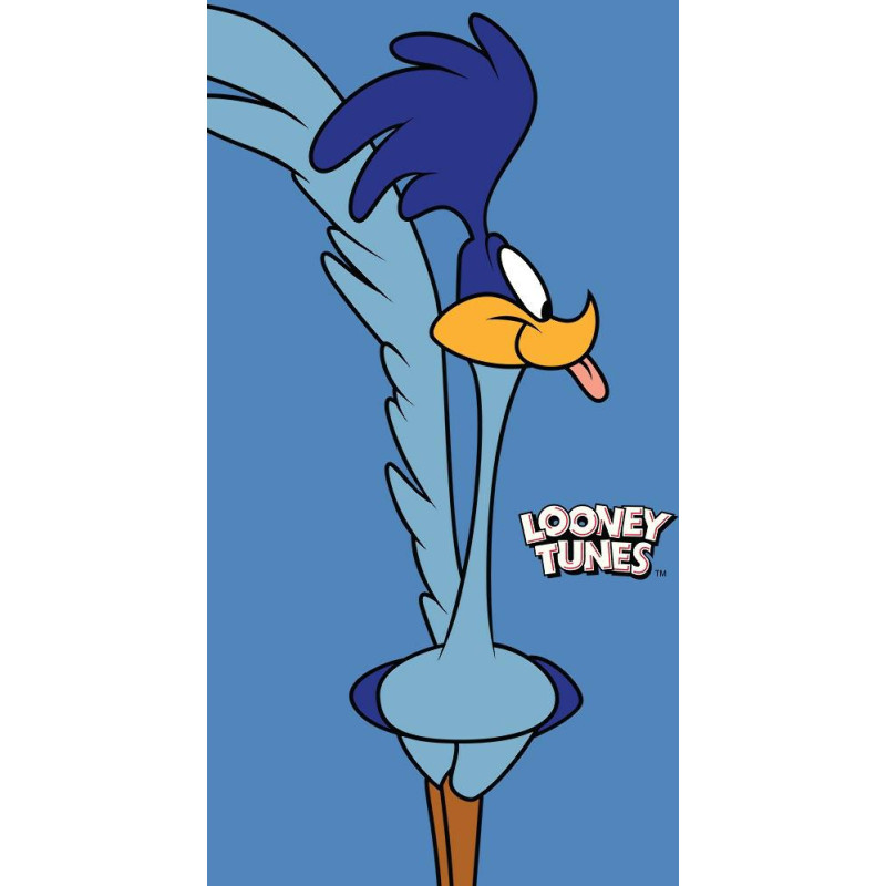 Bērnudārza dvielis 30x50 Looney Tunes Road Runner 7723 bērnu kokvilnas roku dvielis