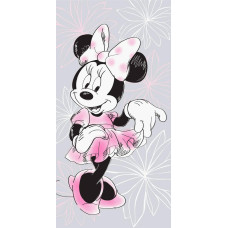 Pludmales dvielis 70x140 Mini Mouse 0783 Minnie Mouse kokvilna