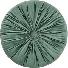 Dekoratīvais spilvens 40 cm Velvet piparmētru tumšs samta apaļš