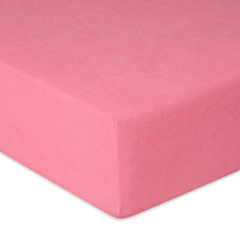 Frotē palags ar gumiju 180x200 rozā 10 Classic