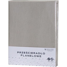 Flaneļa palags bez gumijas, 220x200, bēšs