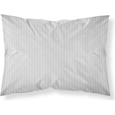 Damaskas spilvendrāna 50x60, sudraba, vienkrāsainas svītras 1 cm Pure