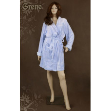 Bon-Ton S sieviešu peldmētelis, zils