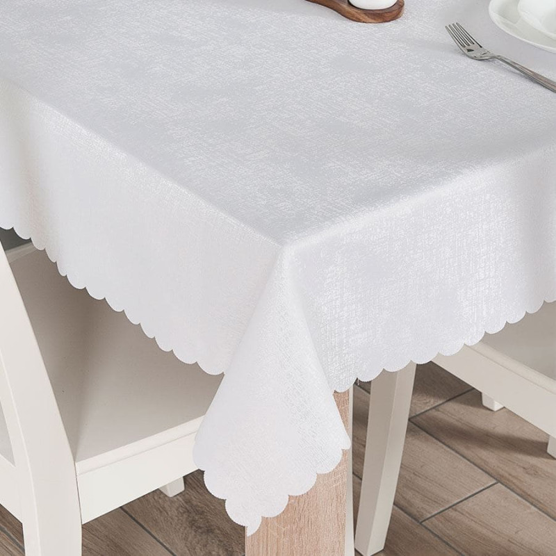 PELA ūdensizturīgs galdauts, 140x180cm, krāsa 001 balta TORENA/206/C01/140180/1