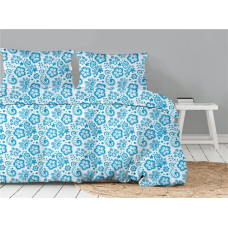 Kokvilnas gultas veļa 160x200 Etnic Biała Bielbaw 23