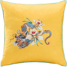 Dekoratīvā spilvendrāna 43x43 Df 03 dzeltena 210g/m2